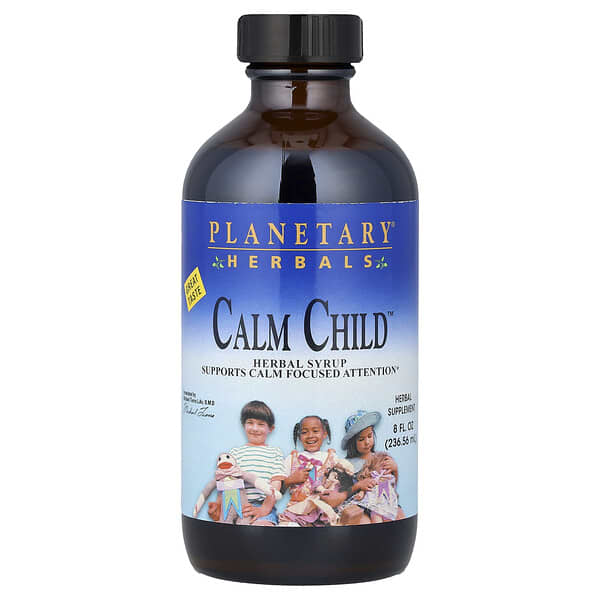 Planetary Herbals Calm Child™, Herbal Syrup, 8 fl oz (236.56 ml)