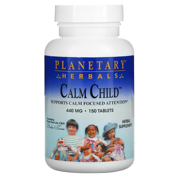 Planetary Herbals, Calm Child兒童鎮靜片，440毫克，150片