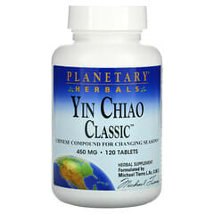 Planetary Herbals, Yin Chiao Classic, 450mg, 120정