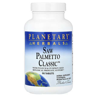 Planetary Herbals, Saw Palmetto Classic™, 90 Tablets