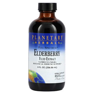 Planetary Herbals, Full Spectrum, Elderberry Fluid Extract, 8 fl oz (236.56 ml)