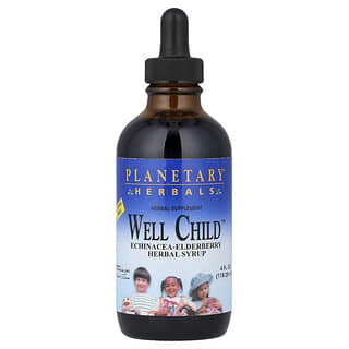 بلانيتاري هربالز‏, Well Child ™ ، شراب القنفذية والخمان العشبي ، 4 أونصات سائلة (118.28 مل)