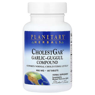 Planetary Herbals, CholestGar™ Garlic Guggul Compound, 60 Tablets