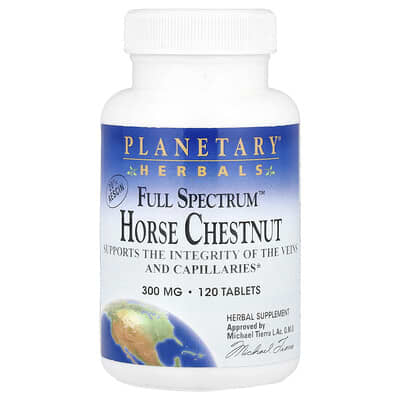 Planetary Herbals, Multifaceted™ Horse Chestnut, 120 Tablets