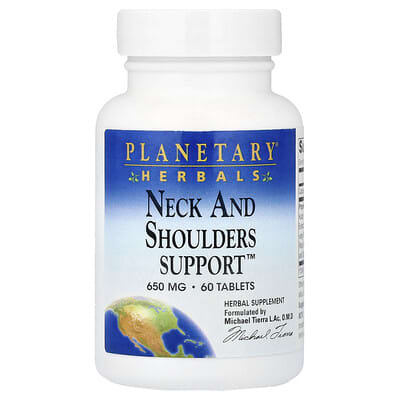 Planetary Herbals, Neck and Shoulder Help™, 60 Tablets