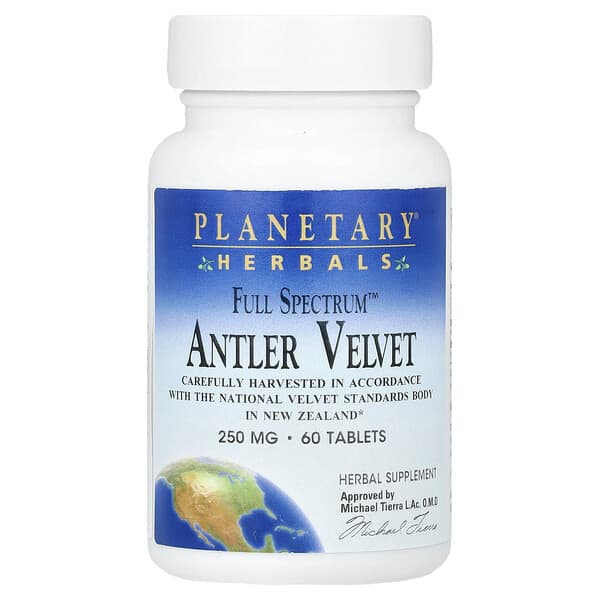 Full Spectrum™ Antler Velvet, 60 Tablets (250 mg per Tablet)