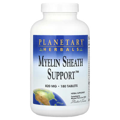 Planetary Herbals, Myelin Support™, 180 Tablets