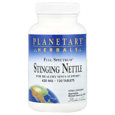 Planetary Herbals, Full Spectrum™ Nettle, 420 mg, 120 Tablets