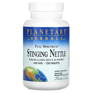 Planetary Herbals, Full Spectrum, Stinging Nettle, 420 mg, 120 Tablets