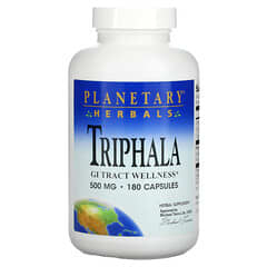 Planetary Herbals, Triphala, 500 mg, 180 Cápsulas
