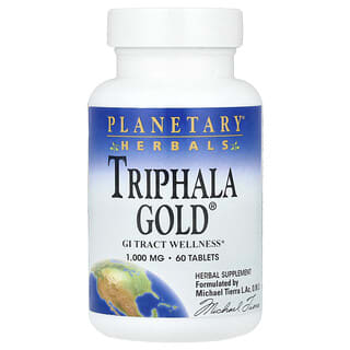 Planetary Herbals, Triphala Gold®（トリファラゴールド）、タブレット60粒