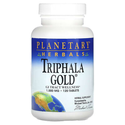 Planetary Herbals, Triphala Gold®, 120 Capsules