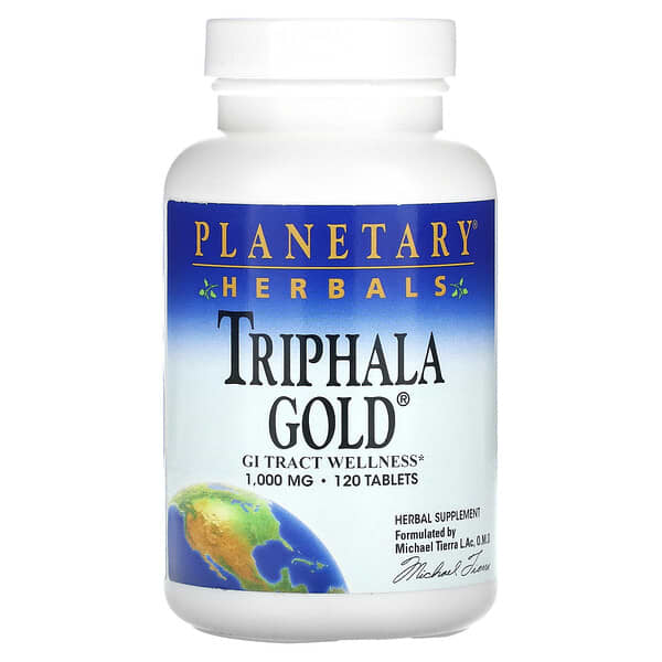 Planetary Herbals, Triphala Gold, 500 mg, 120 comprimés