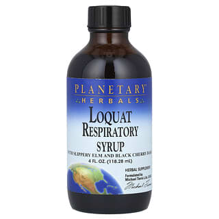 Planetary Herbals, Sirop de néflier du Japon pour la respiration, 118,28 ml