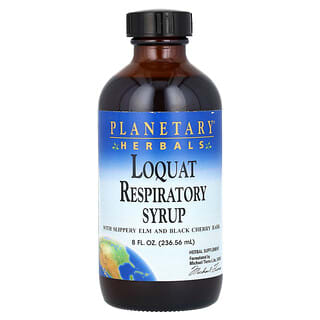 Planetary Herbals, Loquat Respiratory Syrup, 8 fl oz (236.56 ml)