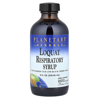 Planetary Herbals, Loquat Respiratory Syrup, 8 fl oz (236.56 ml)