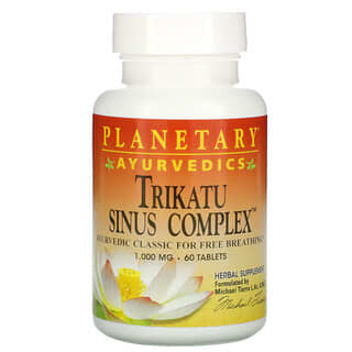 Planetary Herbals, 阿育吠陀，Trikatu Sinus Complex™，60 片