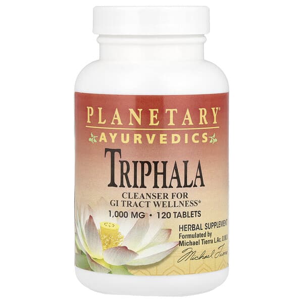 Herbals, Ayurvedics, Triphala, 1,000 mg, 120 Tablets