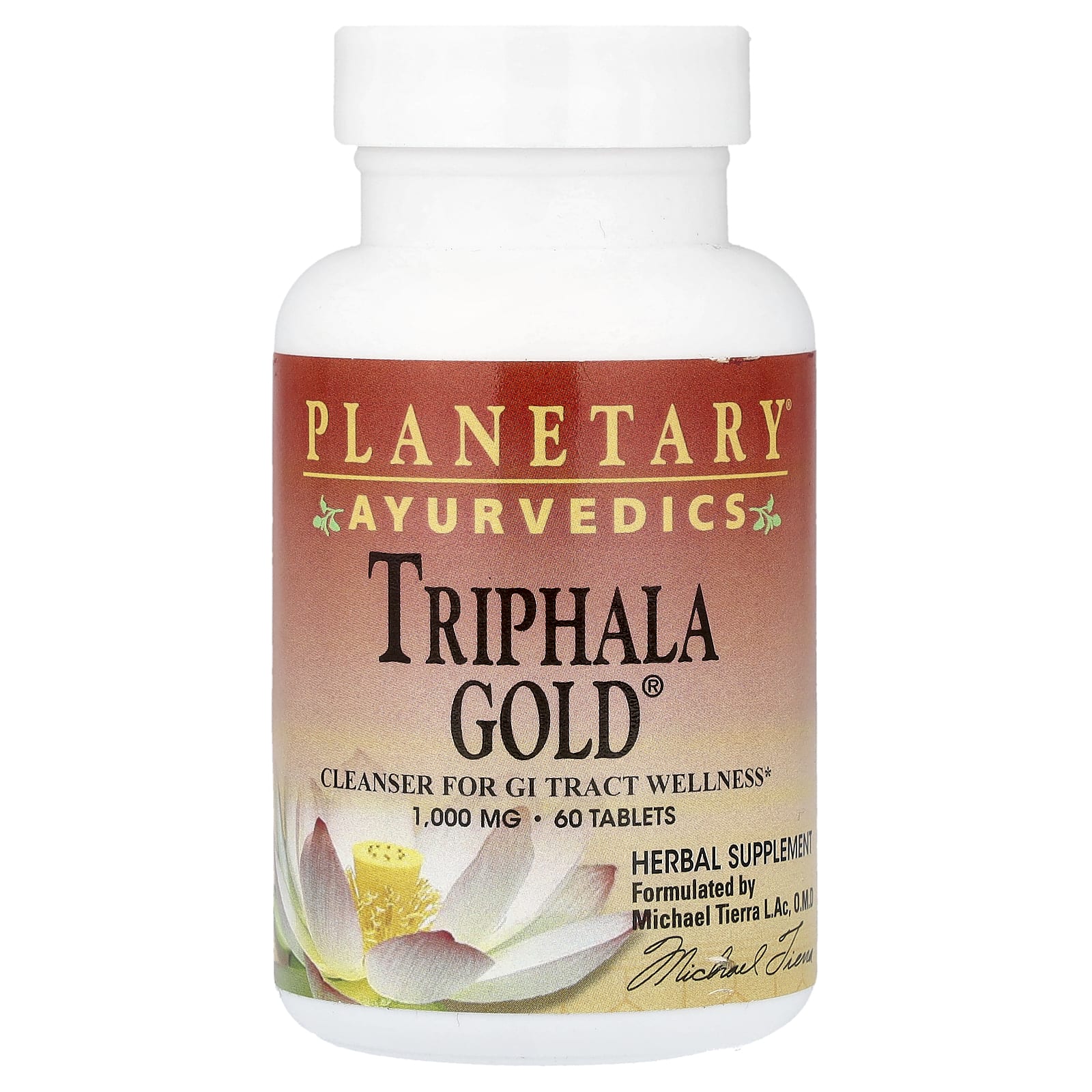 Planetary Herbals, Ayurvedics, Triphala Gold®, 60 таблеток
