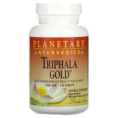 Planetary Herbals, Ayurveda, Triphala Gold, 1.000 mg, 120 Comprimidos