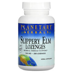 Planetary Herbals, Slippery Elm Lozenges, Tangerine , 150 mg, 200 Lozenges