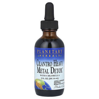 Planetary Herbals, Cilantro Heavy Metal Detox™ z chlorellą, 59,14 ml