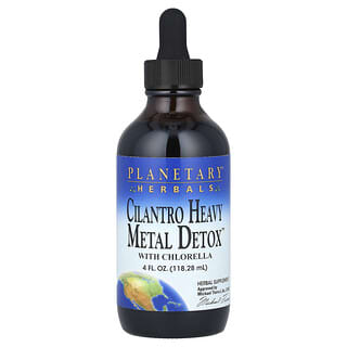 Planetary Herbals, Cilantro Heavy Metal Detox™ with Chlorella, 4 fl oz (118.28 ml)