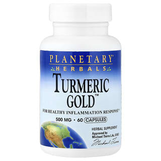 Planetary Herbals, ウコンゴールド、 500 mg、 60 カプセル