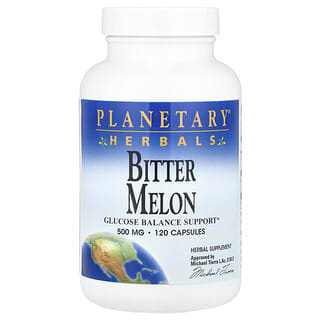 Planetary Herbals, Bittermelone, 1.000 mg, 120 Kapseln (500 mg pro Kapsel)