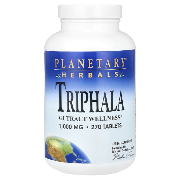 Planetary Herbals, Triphala, 270 tabliet
