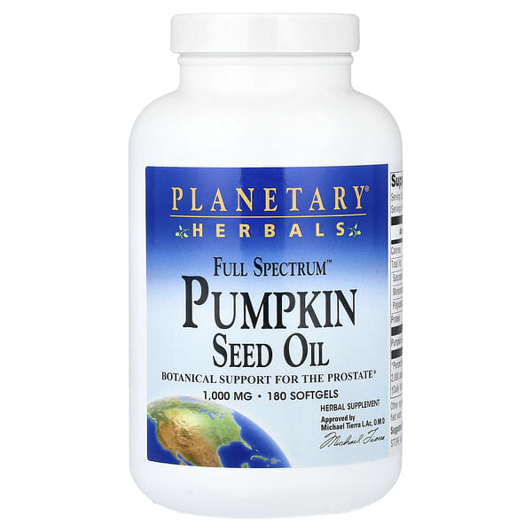Full Spectrum™ Pumpkin Seed Oil, 1,000 mg, 180 Softgels