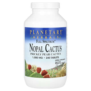 Planetary Herbals, Full Spectrum™ Nopal Kaktus, 1.000 mg, 240 Tabletten