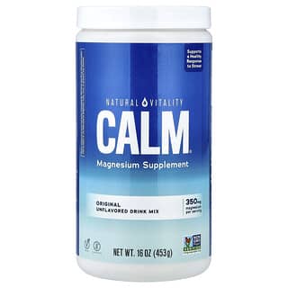 Natural Vitality, CALM®, Magnesium Supplement Drink Mix, Original Unflavored, 16 oz (453 g)