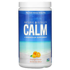 Natural Vitality, CALM, Le mélange à boire anti-stress, Orange, 453 g