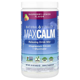 Natural Vitality, CALM®, Relaxing Drink Mix, Raspberry-Lemon, 16 oz (453 g)