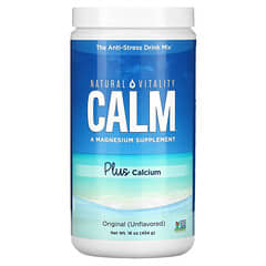 Natural Vitality, CALM Plus Calcium, die Anti-Stress-Trinkmischung mit Calcium, Original (geschmacksneutral), 454 g (16 oz.)