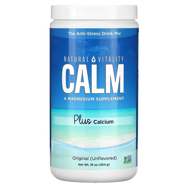 Natural Vitality, CALM Plus Calcium, die Anti-Stress-Trinkmischung mit Calcium, Original (geschmacksneutral), 454 g (16 oz.)