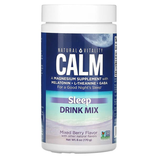 Natural Vitality, CALM（カーム）スペシフィックス、カームフル スリープ、ミックスベリー味、170g（6オンス）