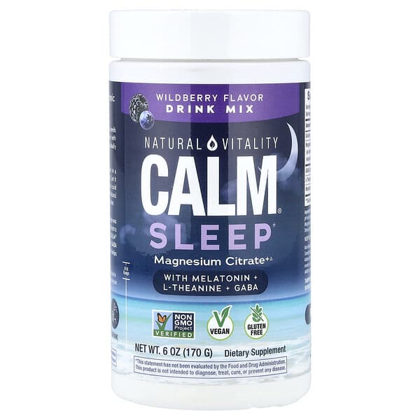 Natural Vitality, CALM®, Sleep, Drink Mix, Wildberry, 6 oz (170 g) — product photo 1