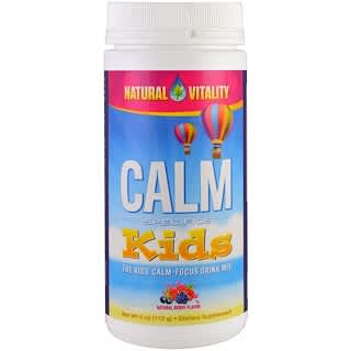 Natural Vitality, Calm Specifics, Kids, Calm-Focus Drink Mix, Natural Berry, 4 oz (113 g)