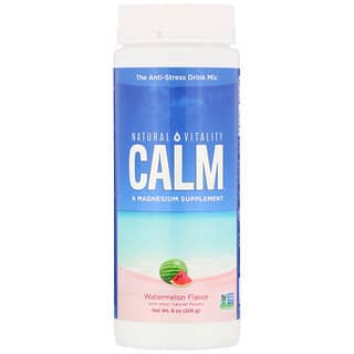 Natural Vitality, Calm, Le mélange à boire anti-stress, Pastèque, 226 g