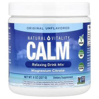 Natural Vitality, MaxCALM®, Relaxing Drink Mix, Original Unflavoured, 8 oz (227 g)