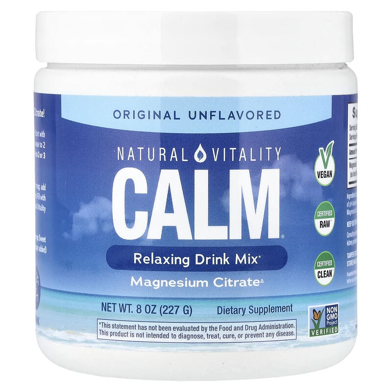CALM® ، مزيج شراب مهدئ ، خالٍ من النكهات ، 8 أونصات (227 جم)
