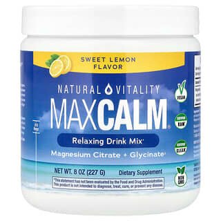 Natural Vitality, CALM®, смесь для расслабляющих напитков, сладкий лимон, 227 г (8 унций)