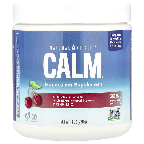 CALM®, Magnesium Supplement Drink Mix, Cherry, 8 oz (226 g)