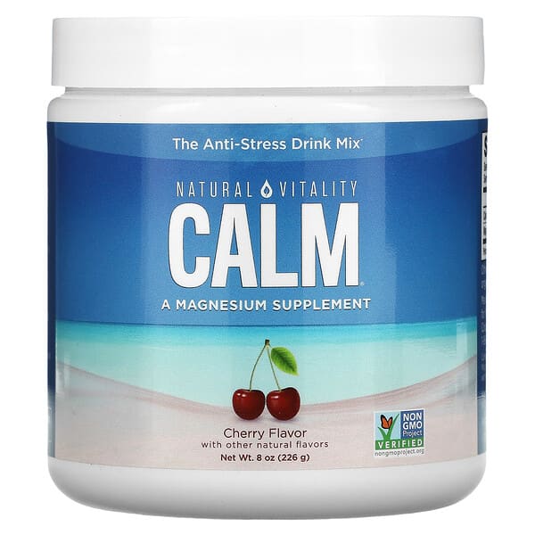 Natural Vitality, CALM, The Anti-Stress Drink Mix, Kirsche, 226 g (8 oz.)