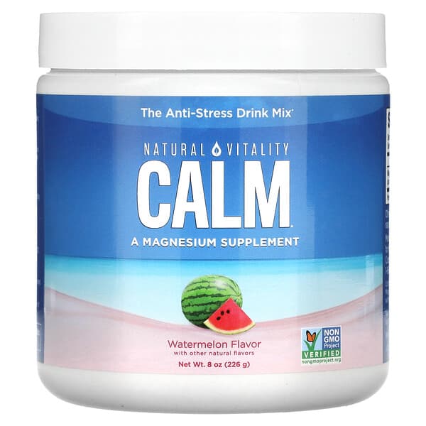 Natural Vitality, CALM, The Anti-Stress Drink Mix, Wassermelone, 226 g (8 oz.)