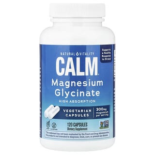 Natural Vitality, CALM®, Magnesium Glycinate, 120 Capsules