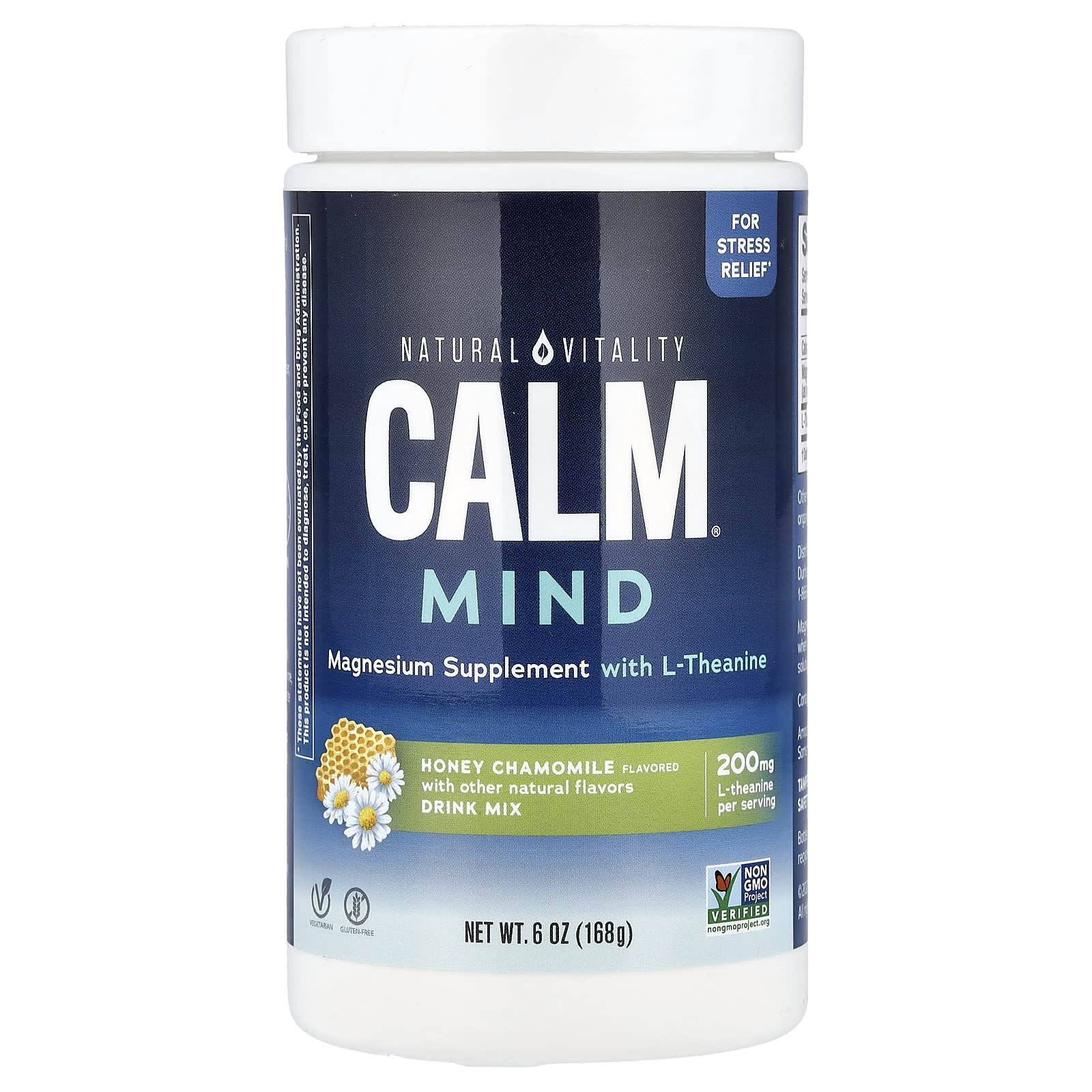 CALM® Mind, Magnesium Supplement with L-Theanine Drink Mix, Honey