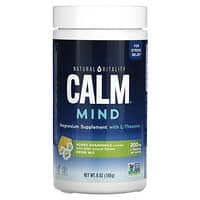 Natural Vitality, CALM Mind, Magnesium Supplement with L-Theanine Drink Mix, Honey Chamomile, 6 oz (168 g)